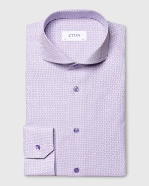 ETON 10000327073 PURPLE SLIM SC SHIRT