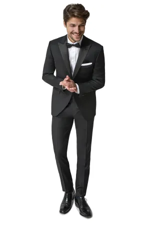 Rico Slim Fit Black Peak Lapel Tuxedo