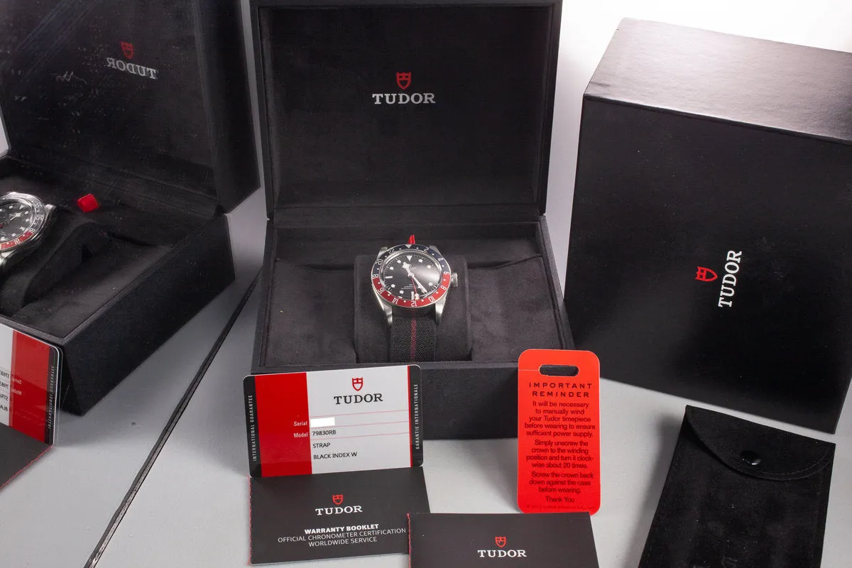 2018 Tudor Black Bay GMT 79830RB with Box and Papers