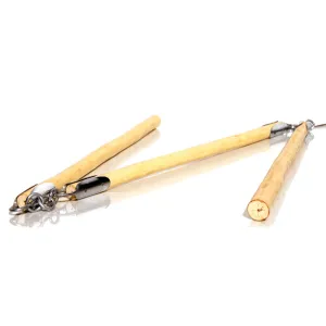 25% OFF White Waxwood 3-Section Staff