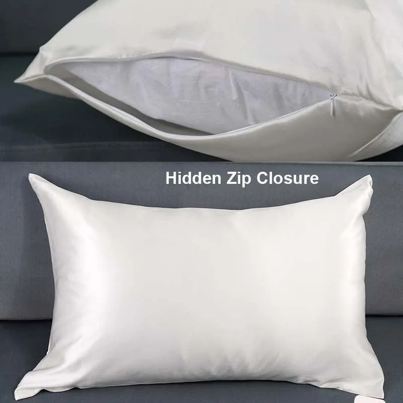 30 Momme Silk Pillowcase - Hidden zip - Standard size - custom and wholesale