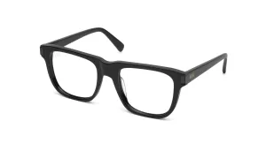 9FIVE Ocean Matte Black Clear Lens Glasses