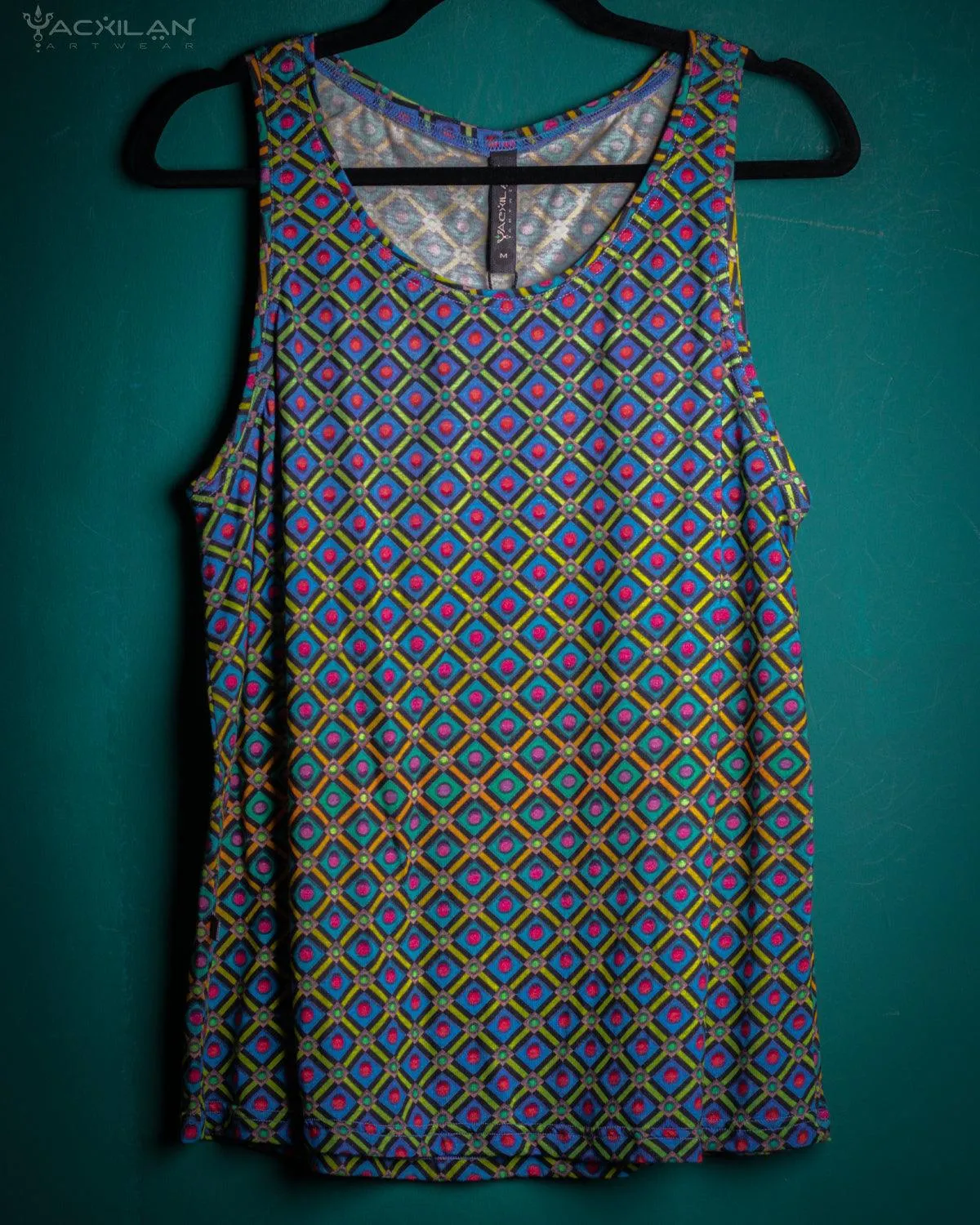 A-Tank Men / Cotton Rayon - STRAWBERRY FIELDS