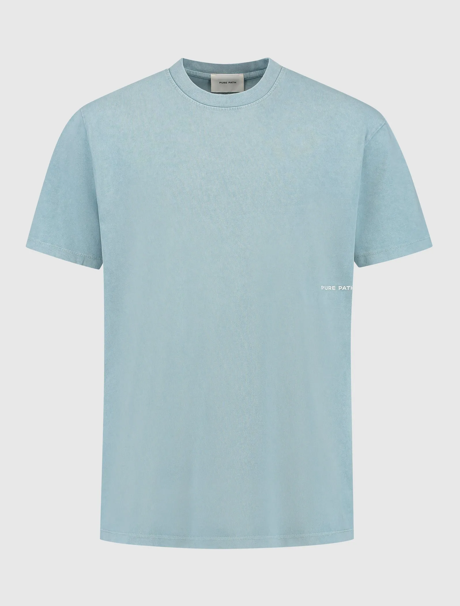 Acid Sideline Wordmark T-shirt | Light Blue