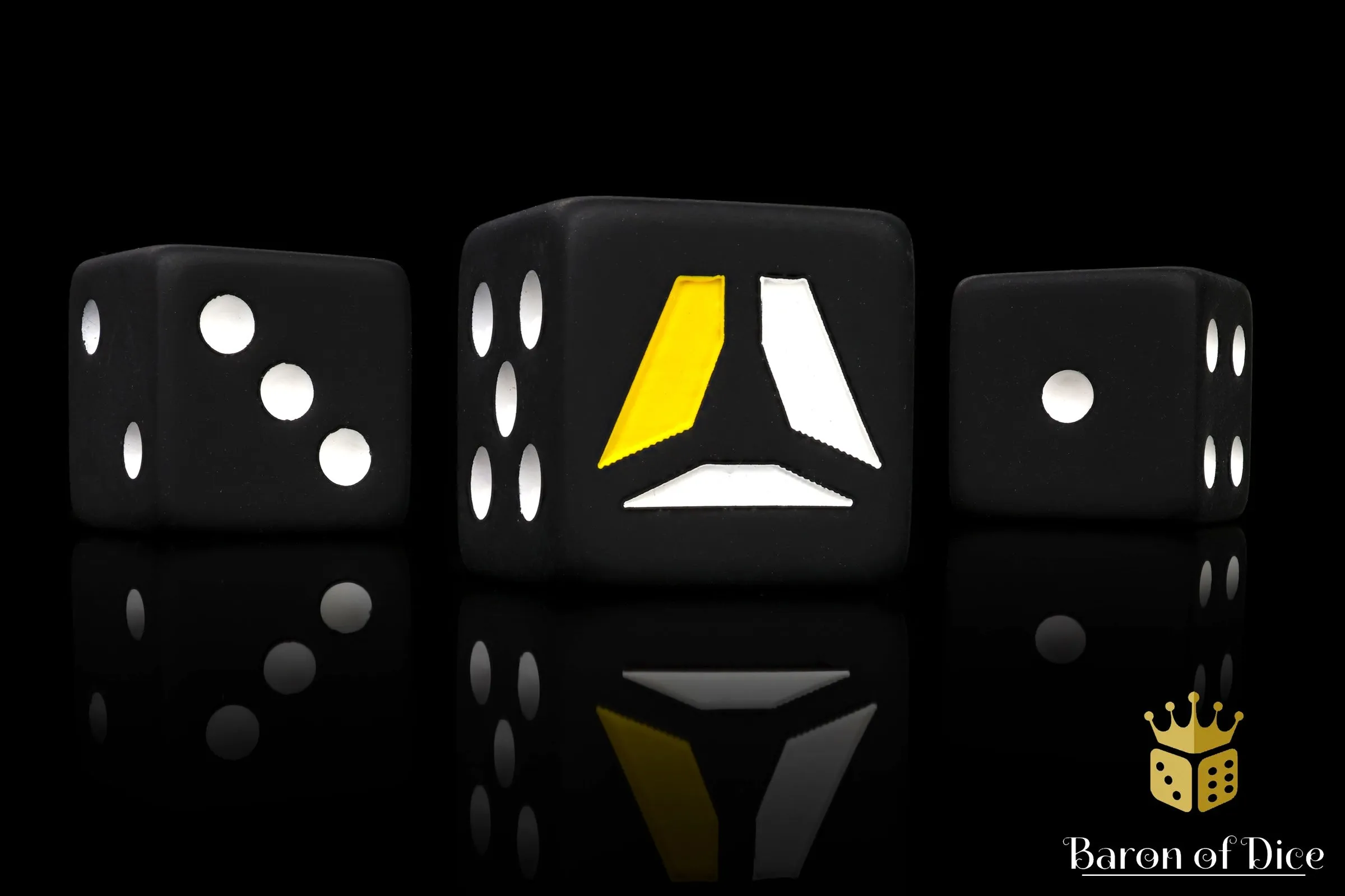 AlphaCast Official Dice - Black