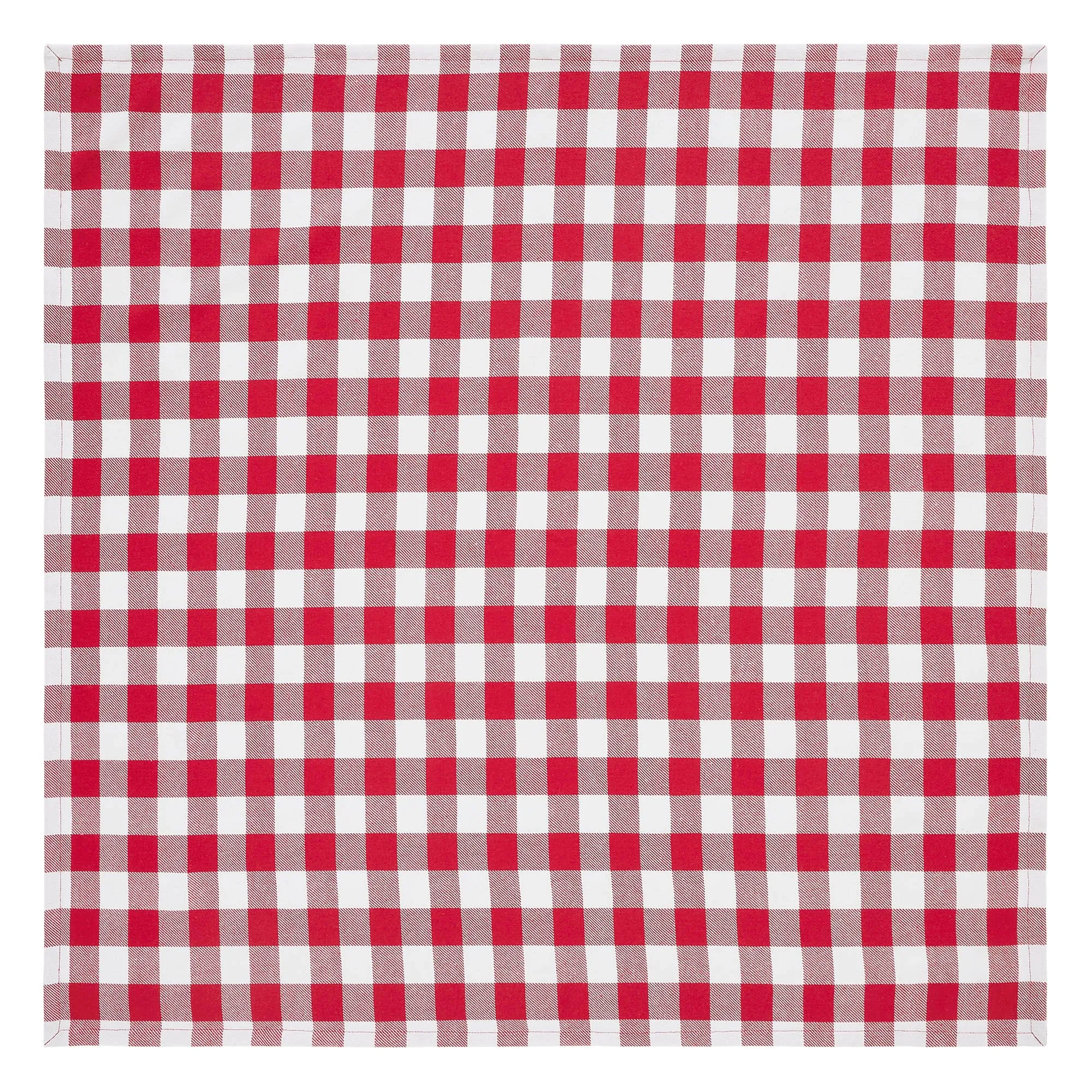 Annie Buffalo Check Red Table Topper 40x40