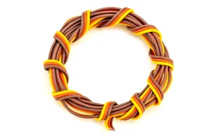 BenchCraft 28 Gauge Flat Servo Wire - Brown/Red/Orange (1 Meter)