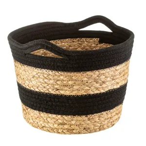 Black Rope & Grass Stripe Basket