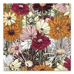 Blooming Garden Paper Luncheon Napkins