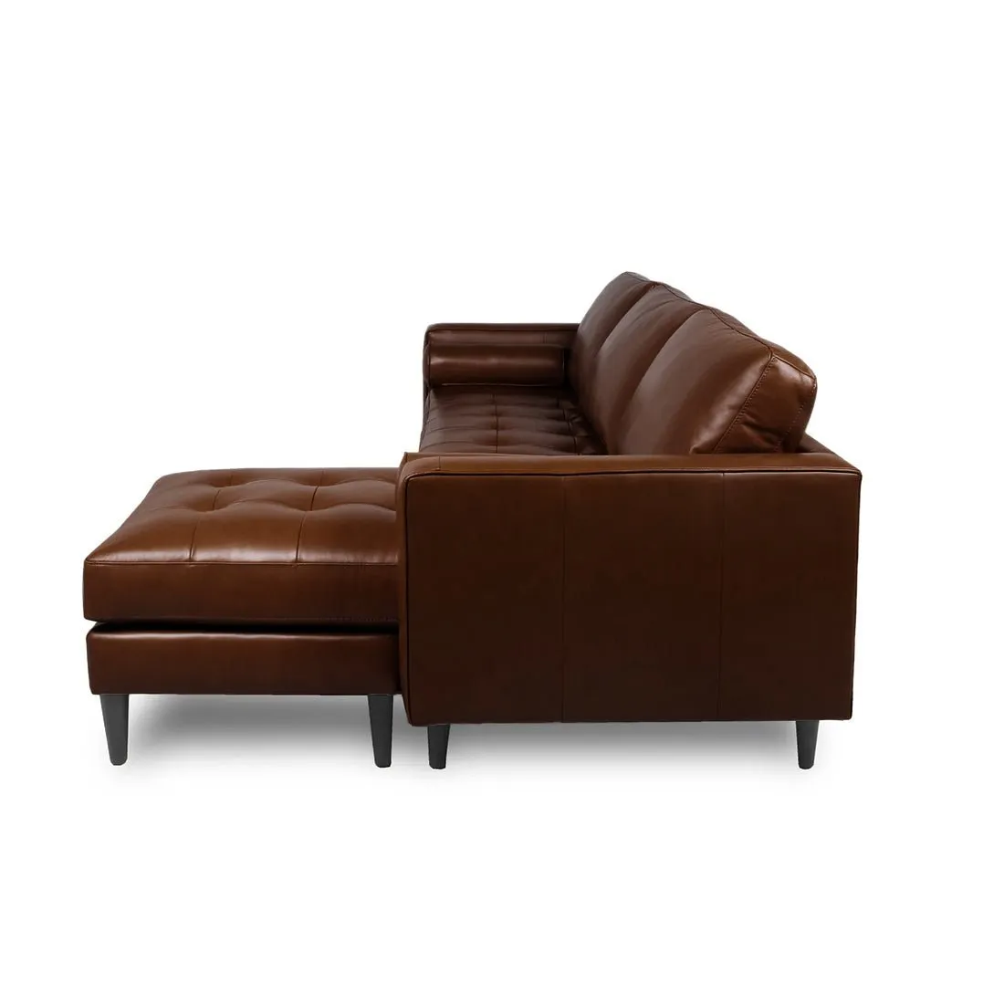 Bosco 4 Seater L Shap Leatherette Sofa