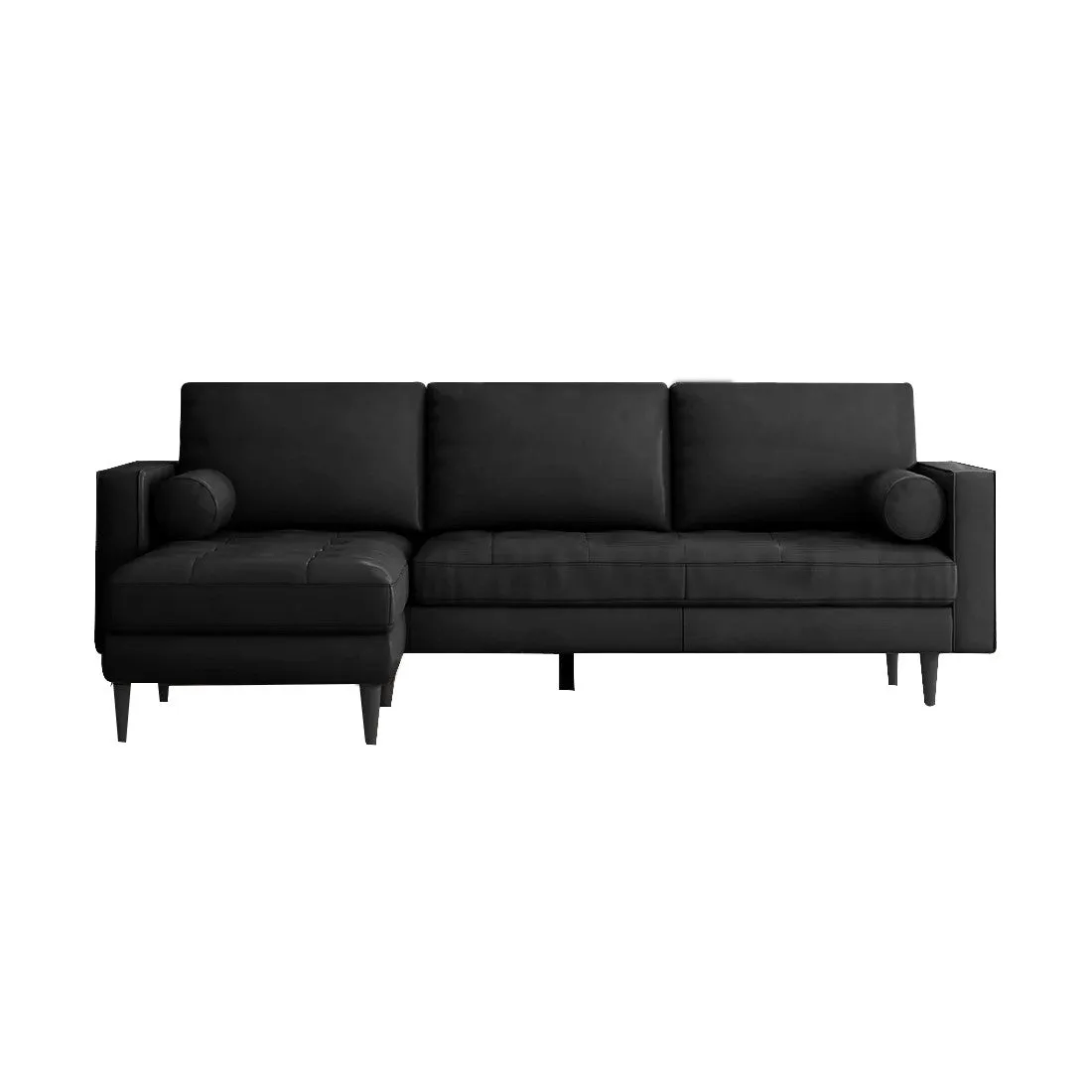 Bosco 4 Seater L Shap Leatherette Sofa