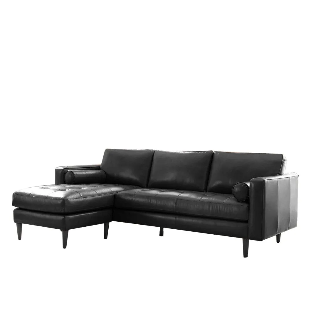 Bosco 4 Seater L Shap Leatherette Sofa