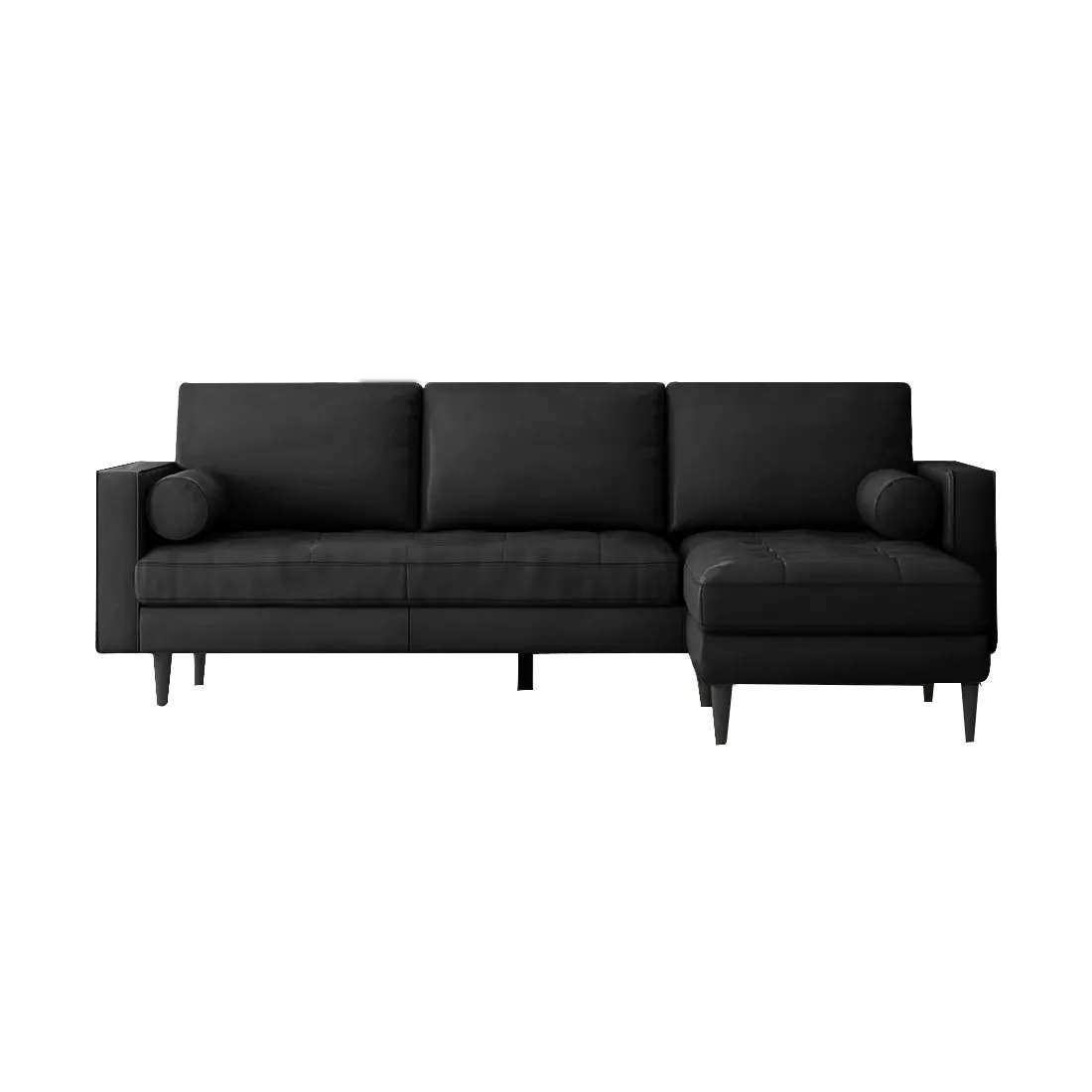 Bosco 4 Seater L Shap Leatherette Sofa