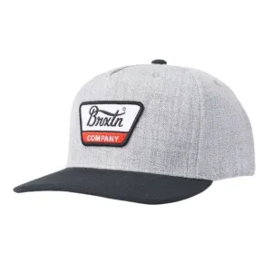 Brixton Linwood C MP Snapback - Heather Grey/Black