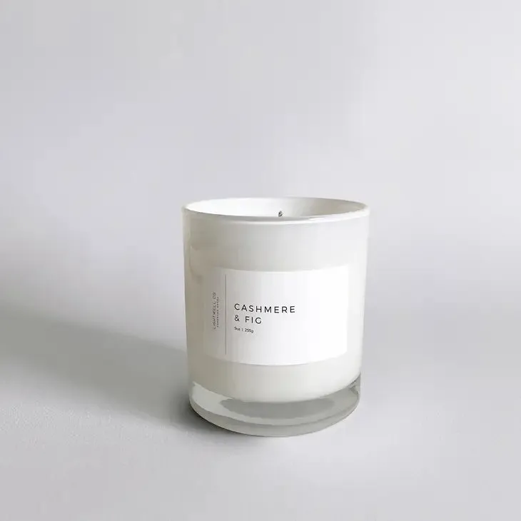 CASHMERE AND FIG WHITE TUMBLER