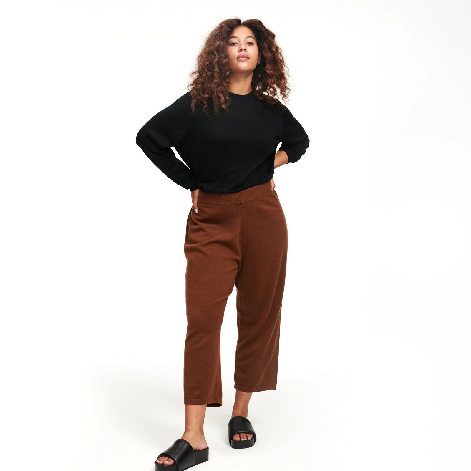 Cashmere Cropped Pant