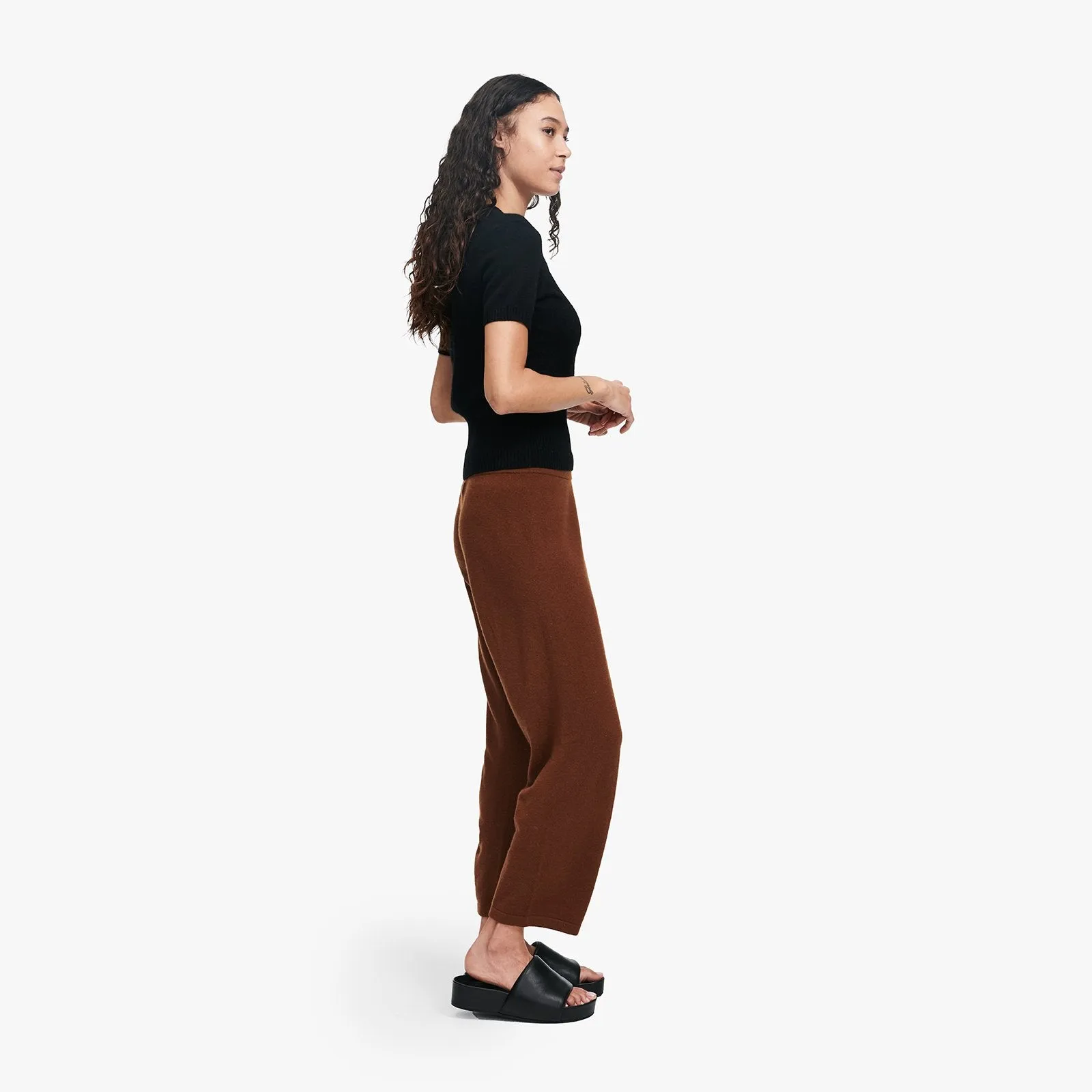 Cashmere Cropped Pant