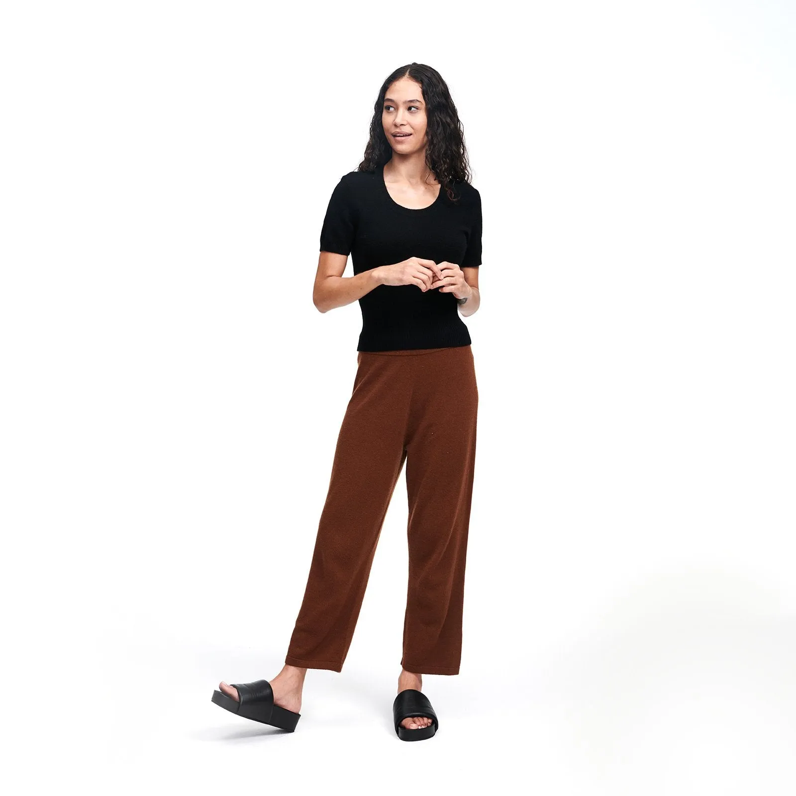 Cashmere Cropped Pant