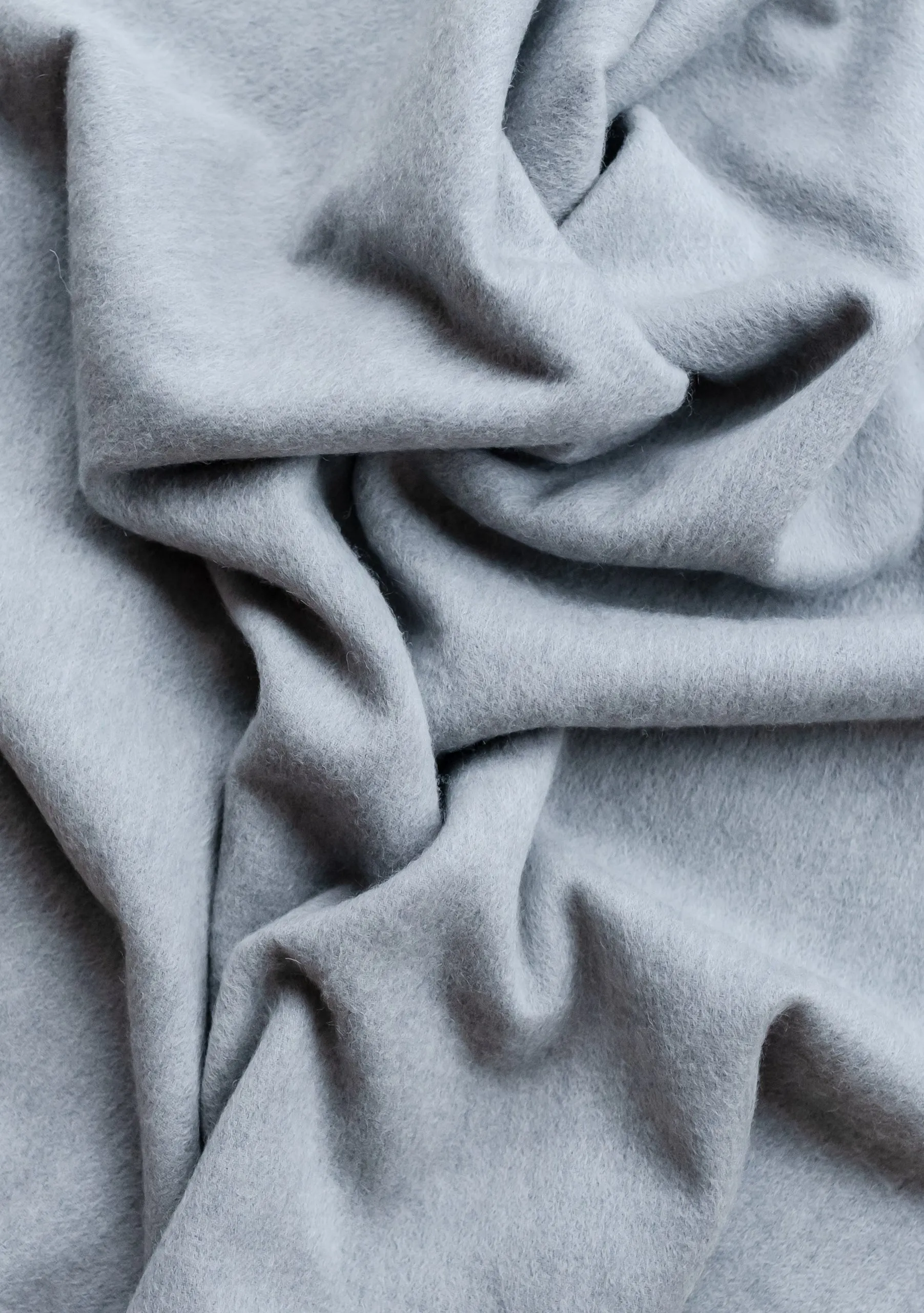 Cashmere Small Blanket in Light Grey Melange