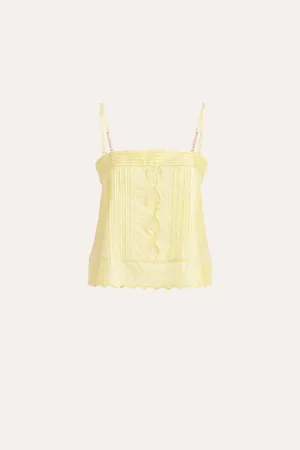 Charlotte Embroidered Cotton Cami