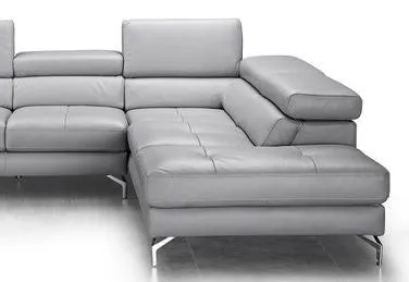 Crasio 5 Seater L Shape Leatherette Sofa For Living Room