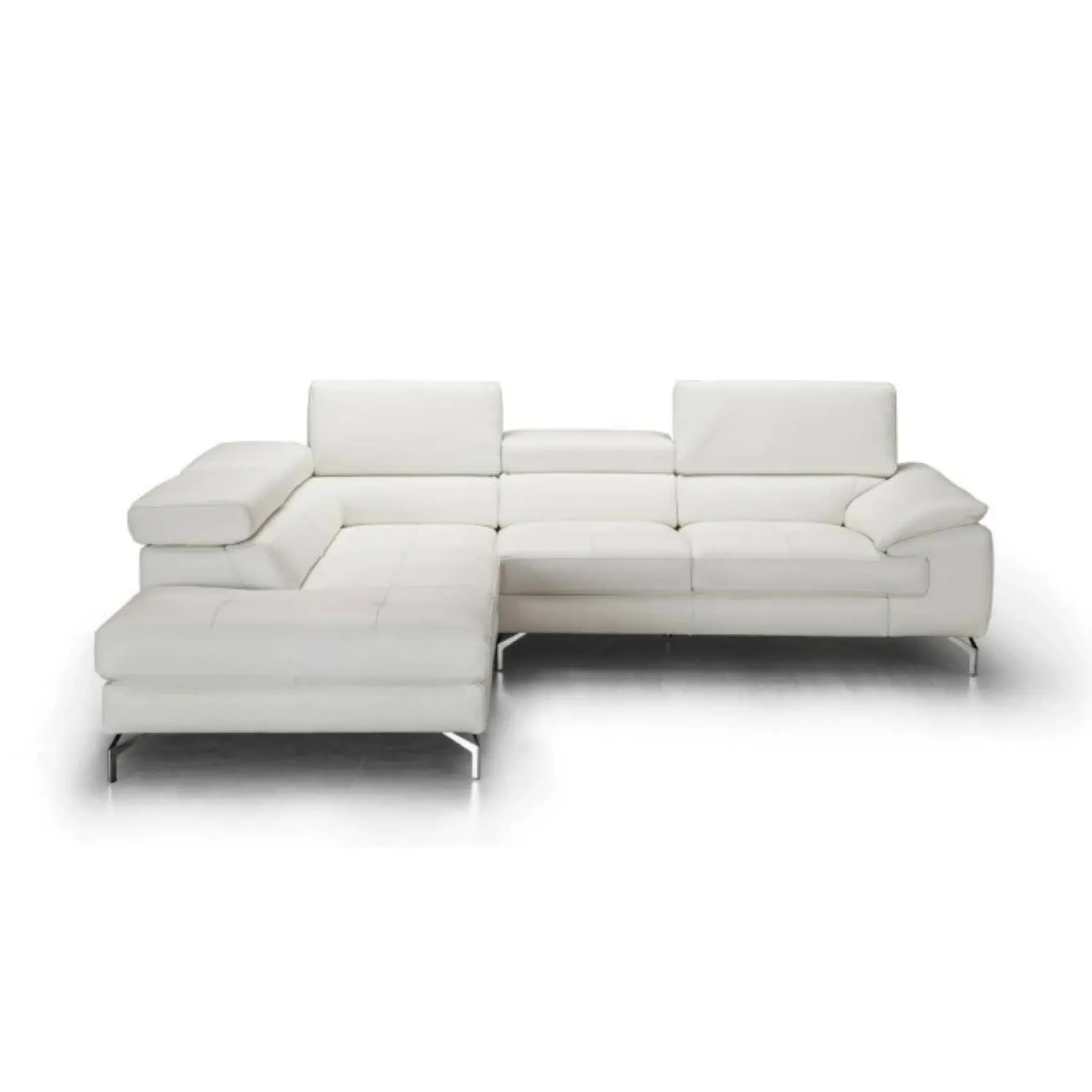 Crasio 5 Seater L Shape Leatherette Sofa For Living Room