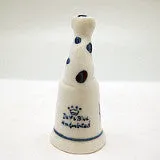 Decorative Thimble Blue and White Dog