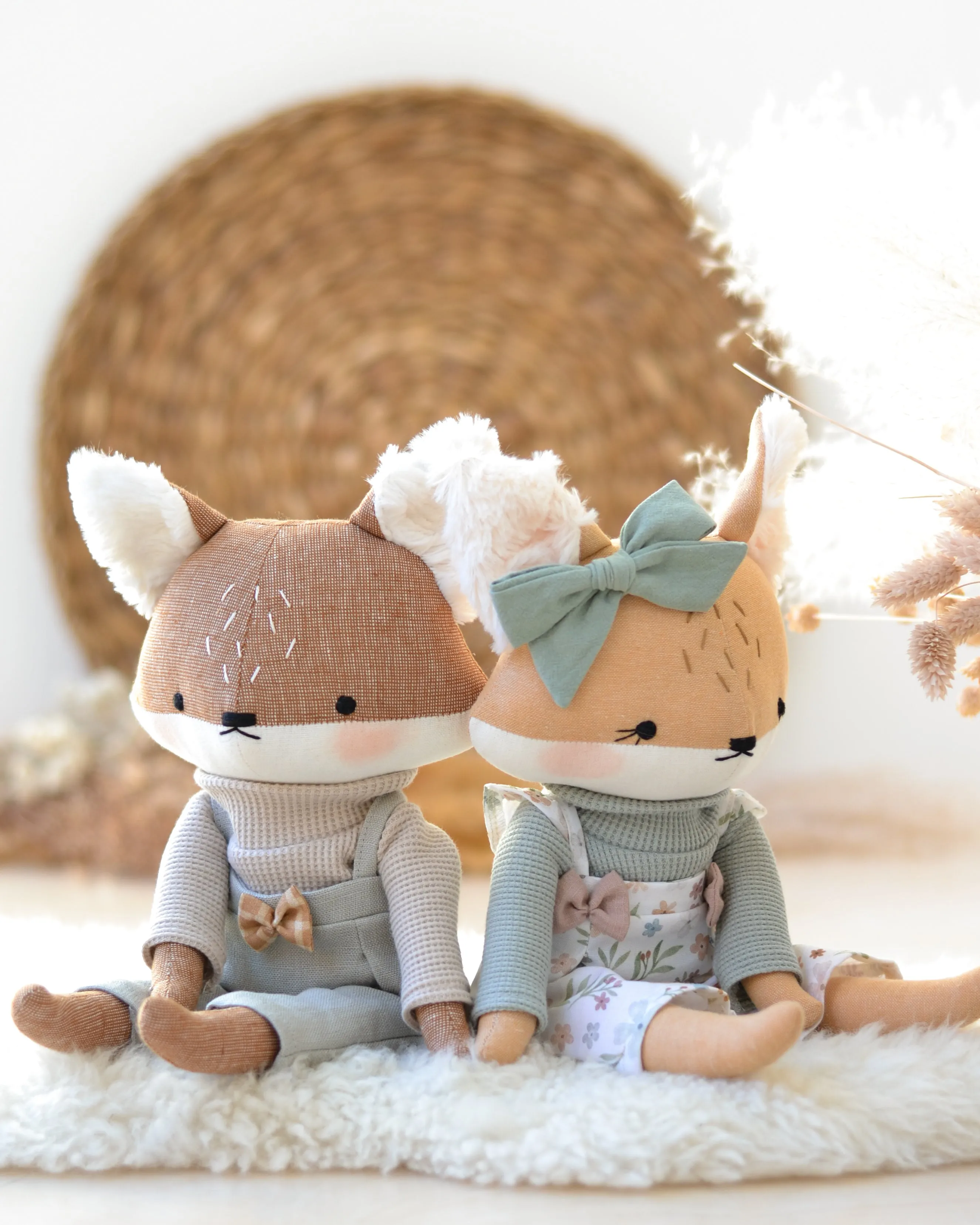 Fox Stuffed Animal Sewing Pattern