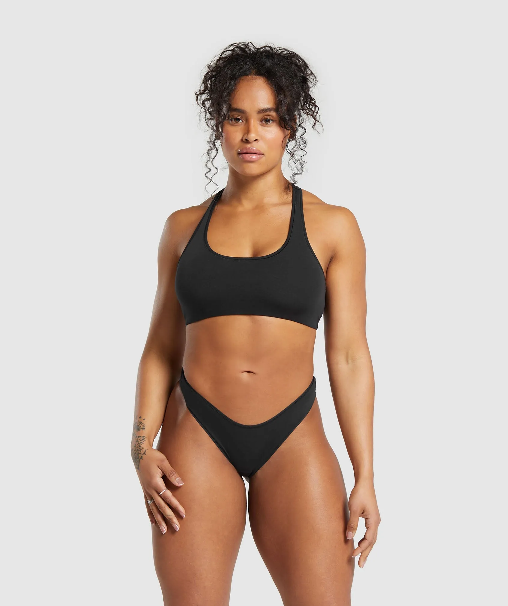 Gymshark Cotton Bralette - Black