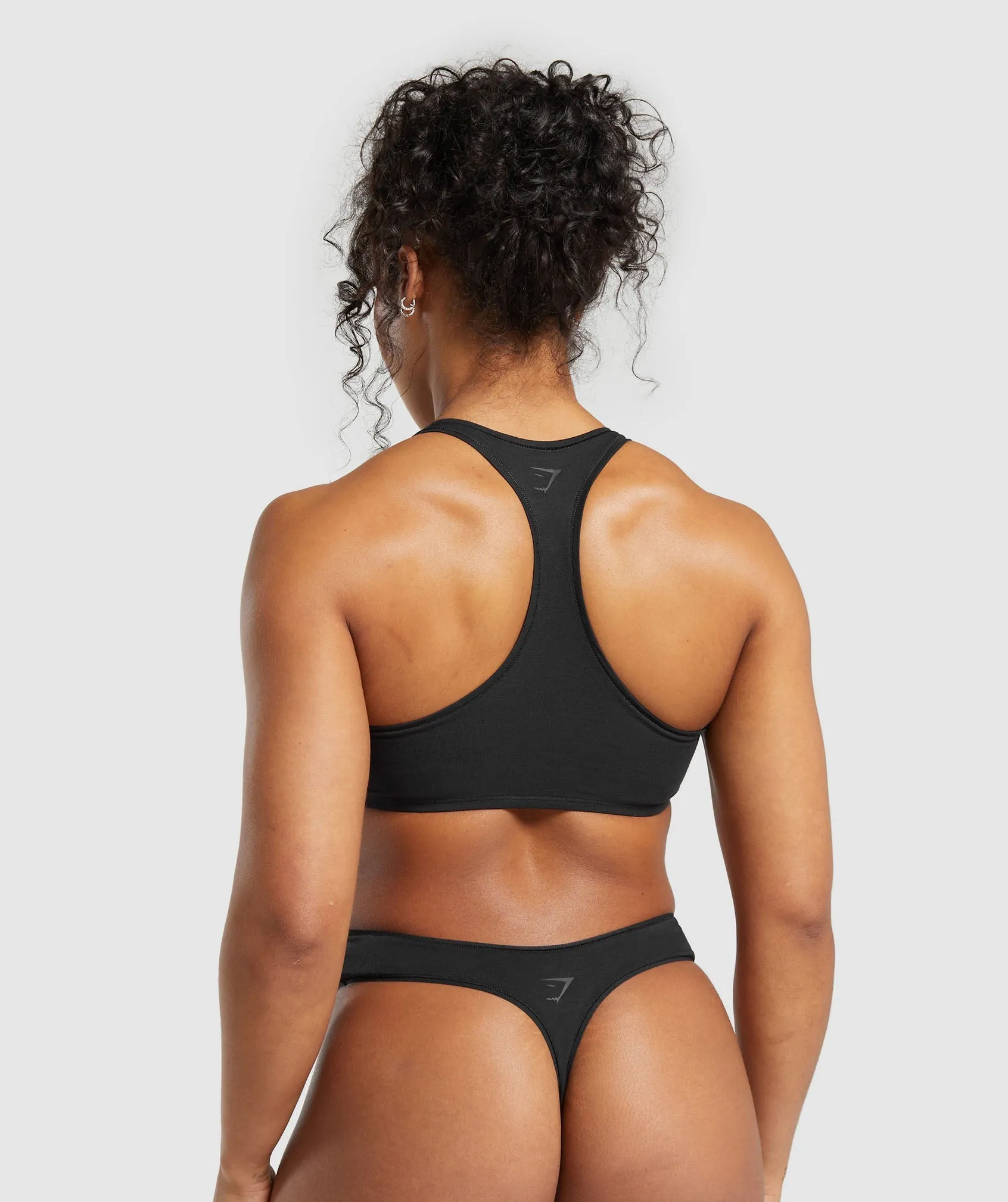 Gymshark Cotton Bralette - Black