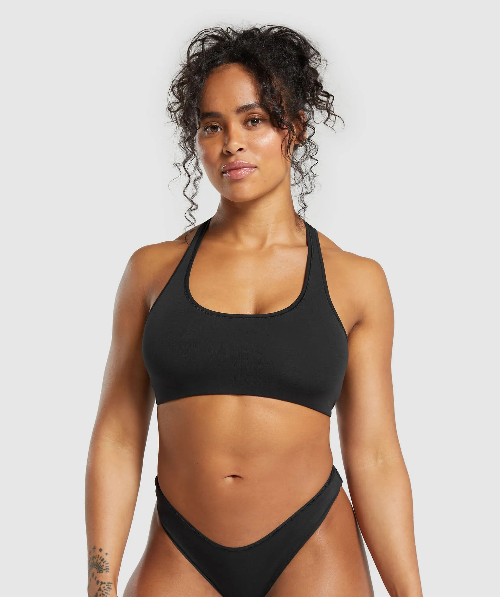 Gymshark Cotton Bralette - Black