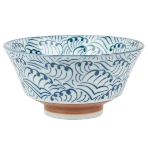 Hamon Blue Wave Japanese Soup Bowl