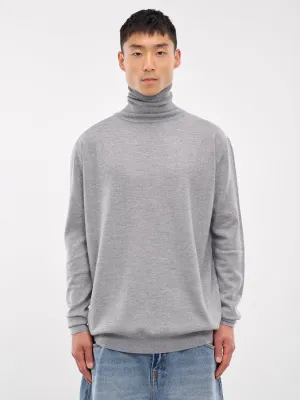 Knit Turtleneck (HMMZ75057A-HZ610-MEDIUM-GREY)