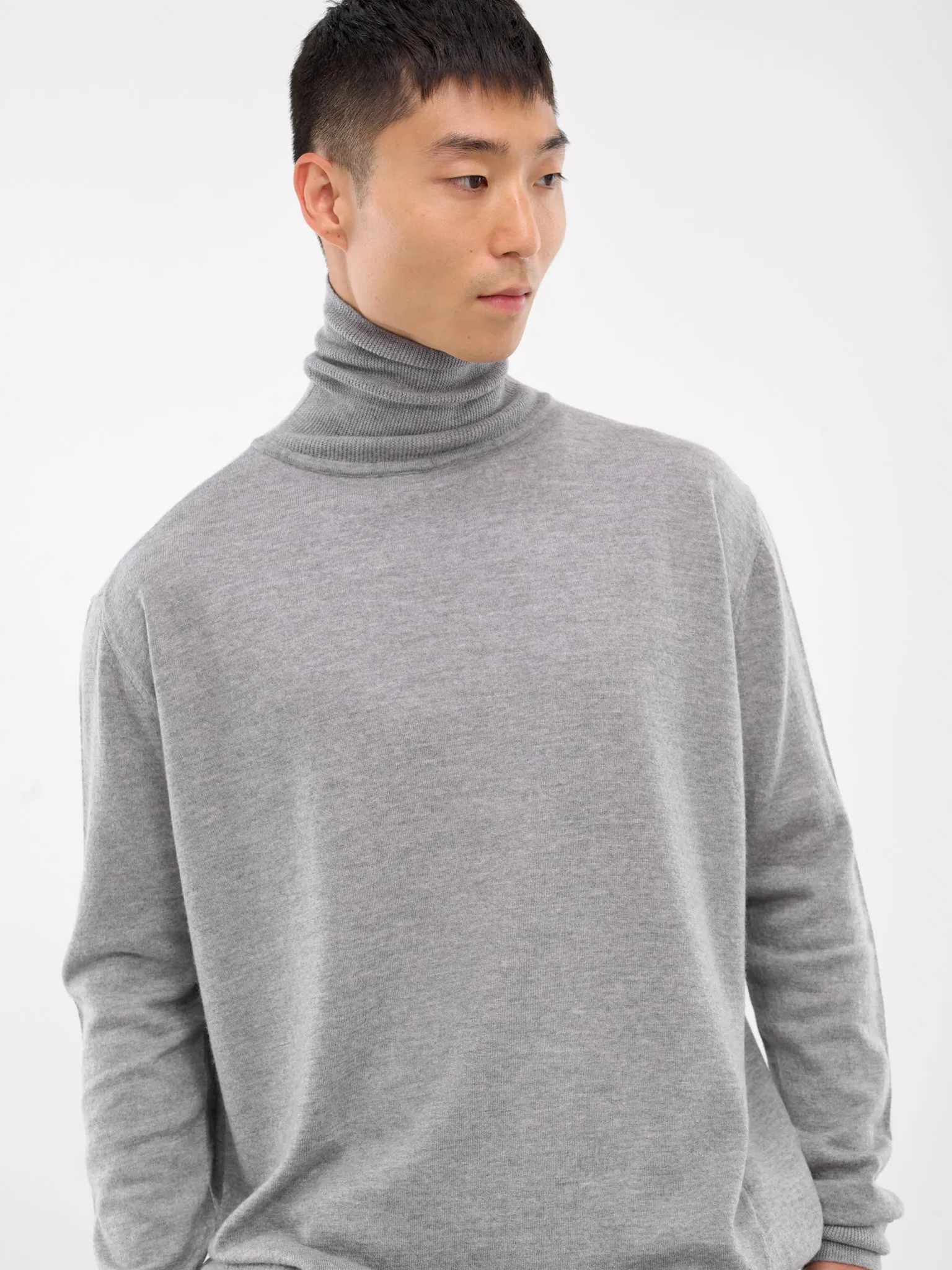 Knit Turtleneck (HMMZ75057A-HZ610-MEDIUM-GREY)