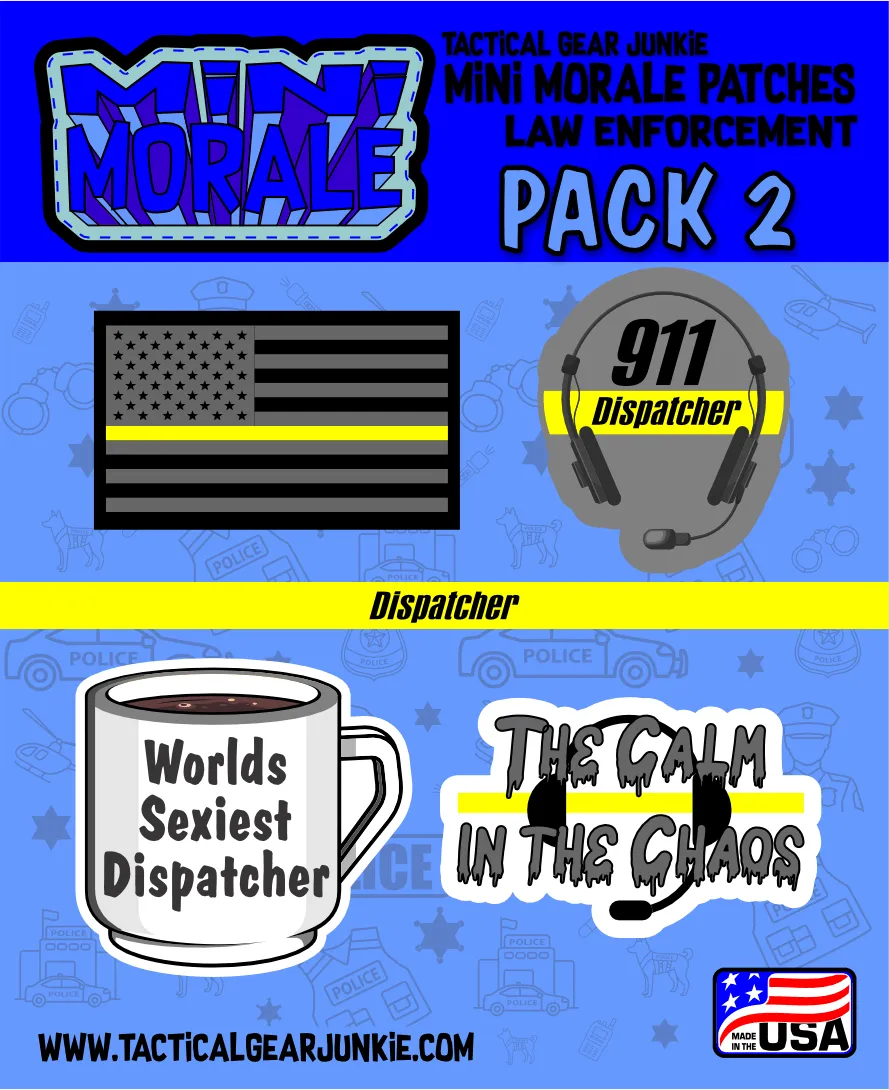 Mini Morale - Police (Dispatcher) Patch Pack 2