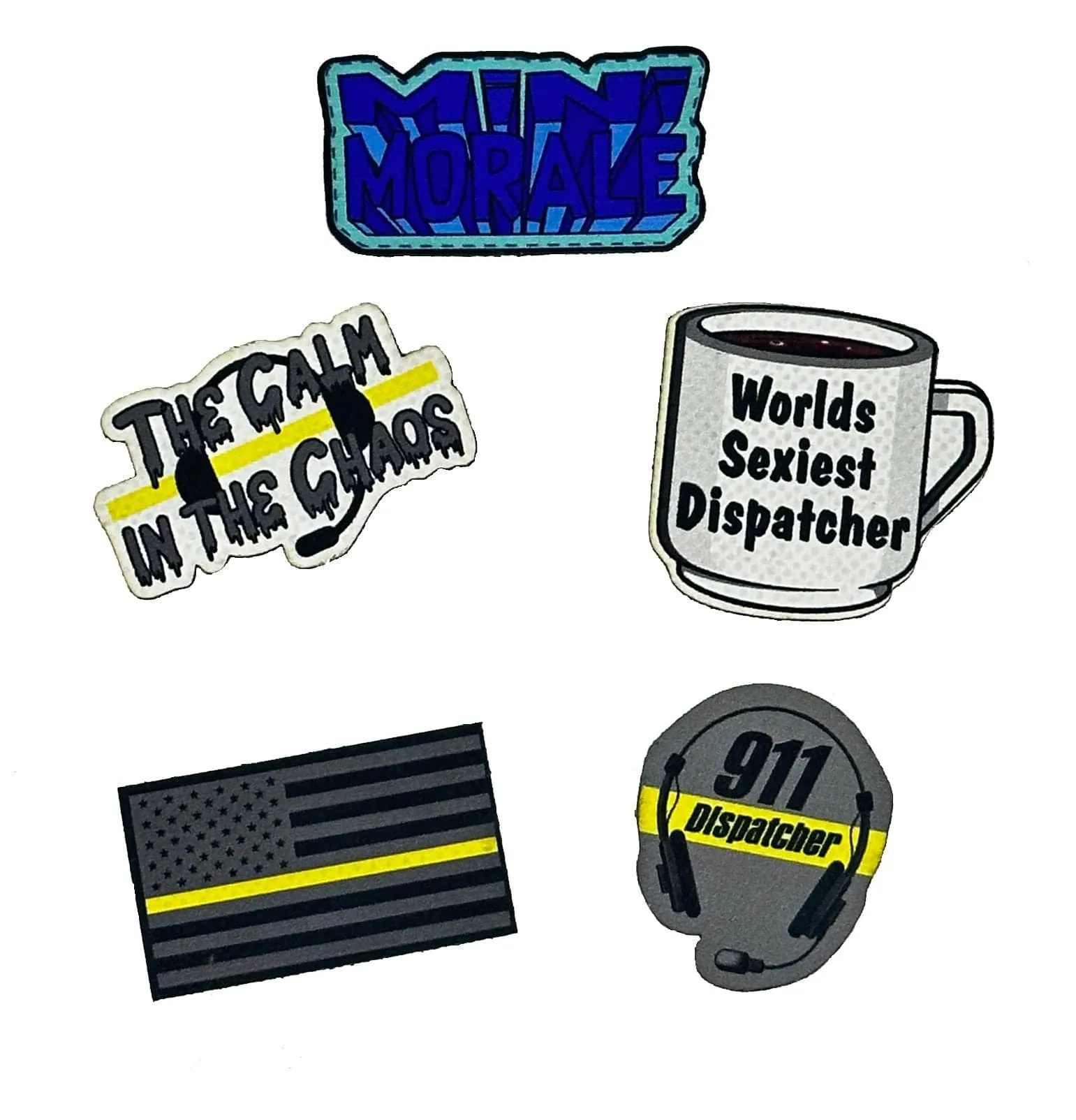 Mini Morale - Police (Dispatcher) Patch Pack 2