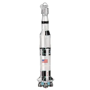 Old World Christmas Saturn V Rocket Ornament