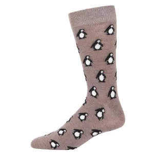 Penguins Cashmere Blend Men's Crew Socks