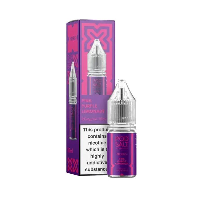 Pink Purple Lemonade 10ml Nic Salt E-Liquid by Nexus