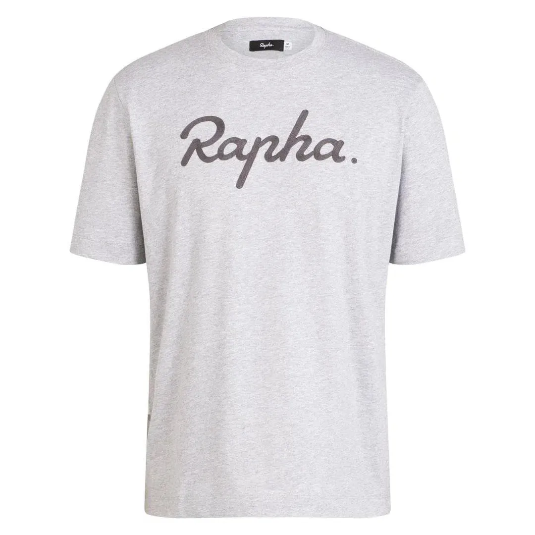 RAPHA Logo Tshirt - Grey/ Dark Grey
