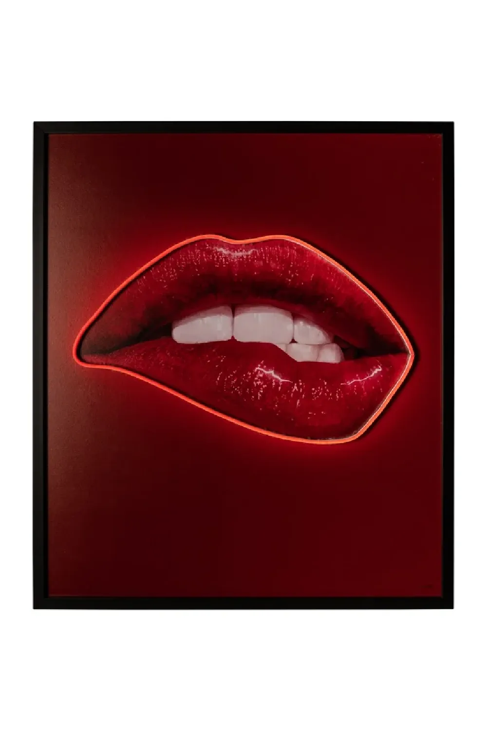 Red Contemporary Wall Art | OROA Lips