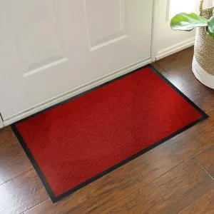 Red Twister Non-Slip Heavy Duty PVC Barrier Door Mat - Assorted Sizes