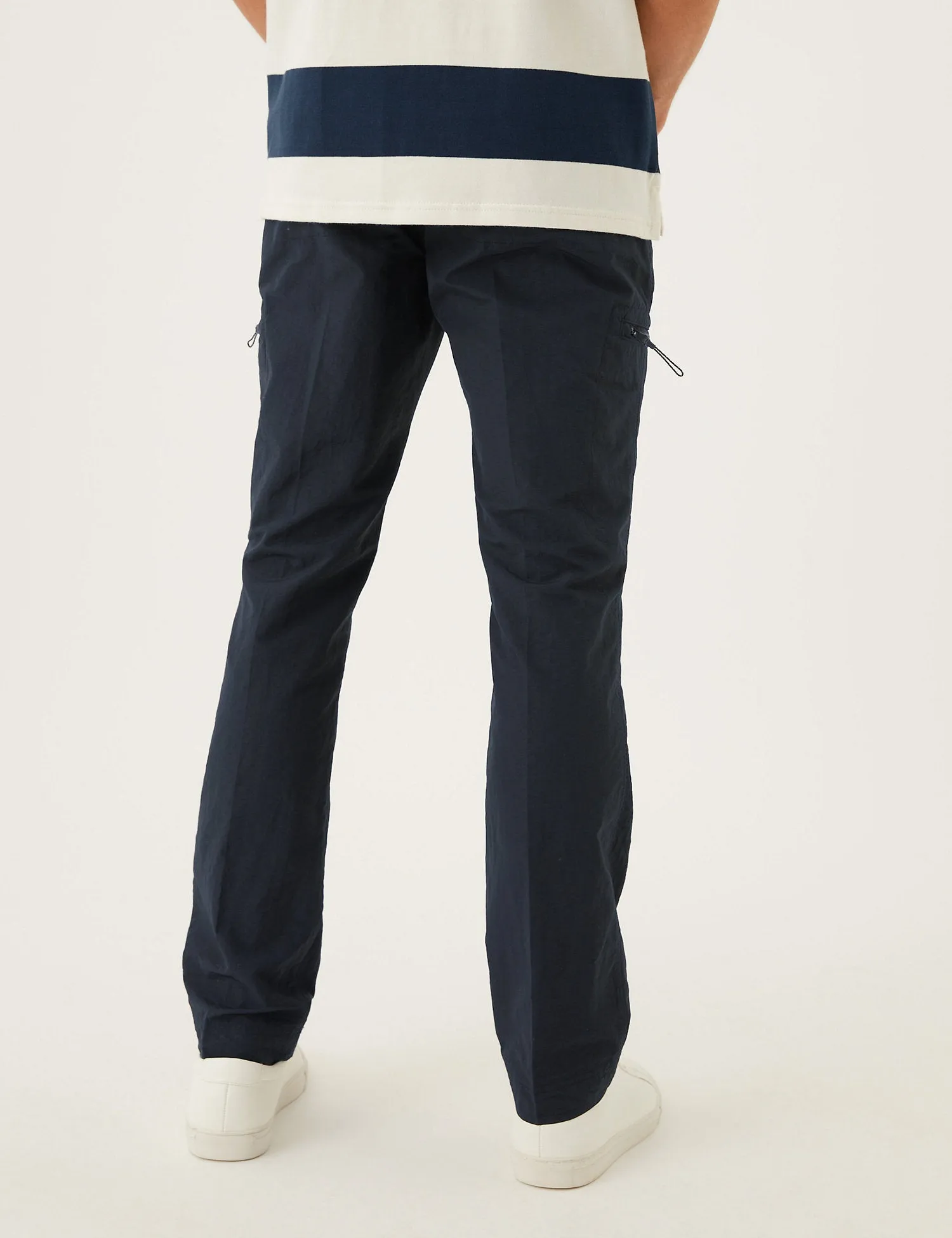 Regular Fit Belted Trekking Trousers