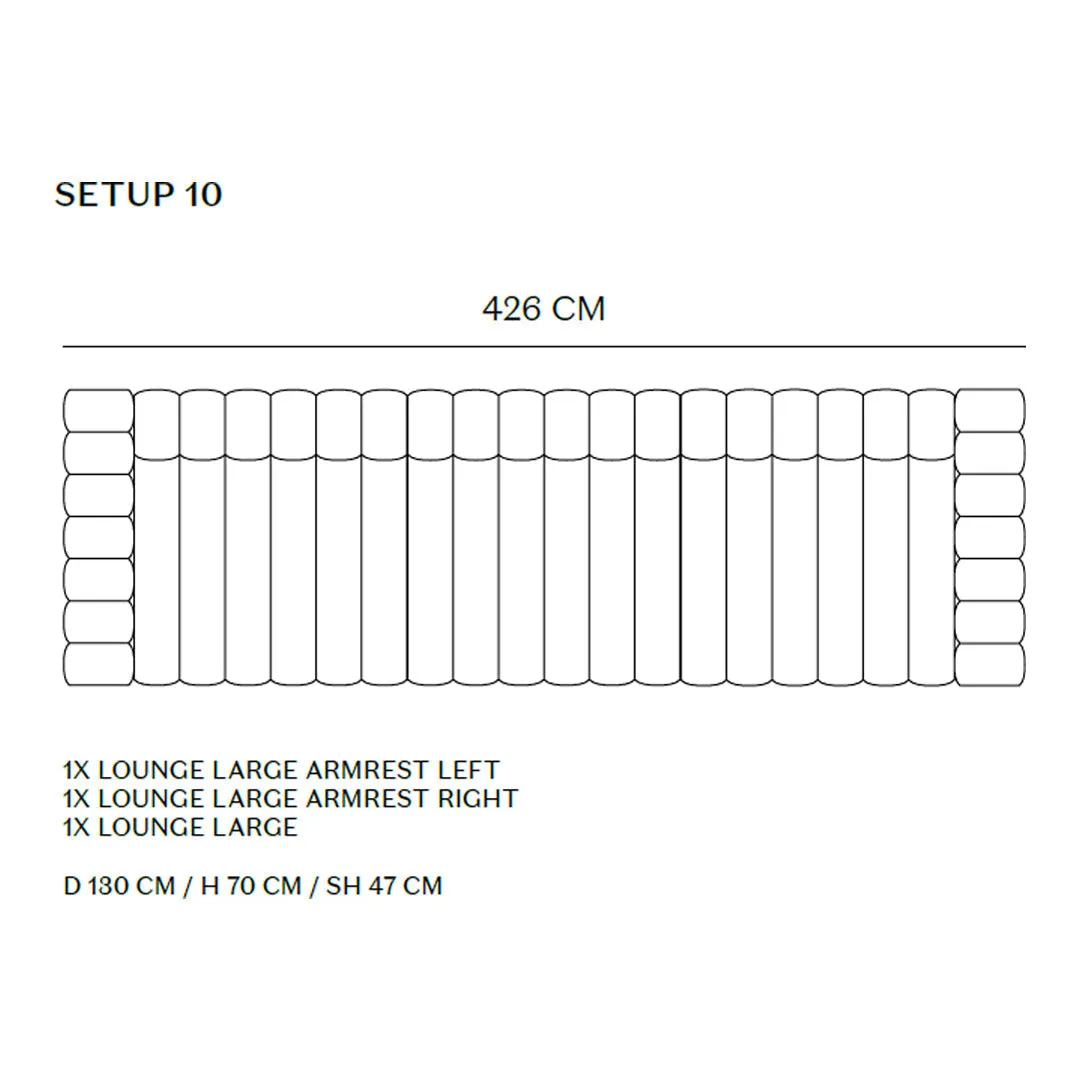 Studio Modular Sofa - Setup 10