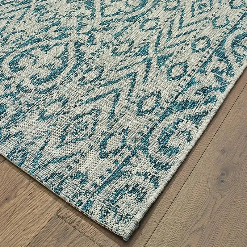 Sun shower 81242BGN Blue/Green Rug