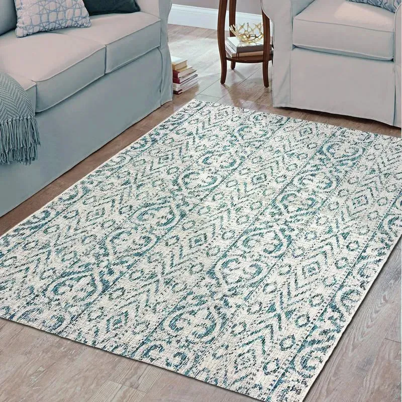 Sun shower 81242BGN Blue/Green Rug