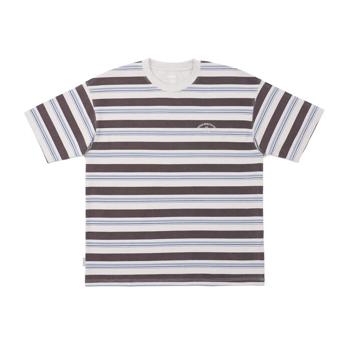 Super Loose Fit Vintage Striped T-shirts Men - Heavyweight 100% Cotton - Oversize Streetwear