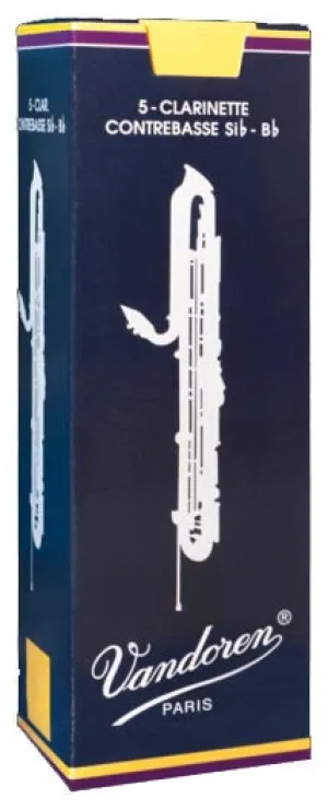 Vandoren Traditional Contrabass Clarinet, Box of 5 - Strength 3