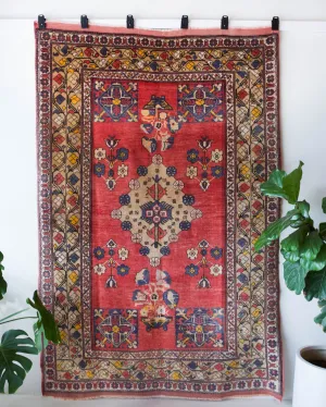 Vintage Western Anatolian Rug 5'10"x8'10"